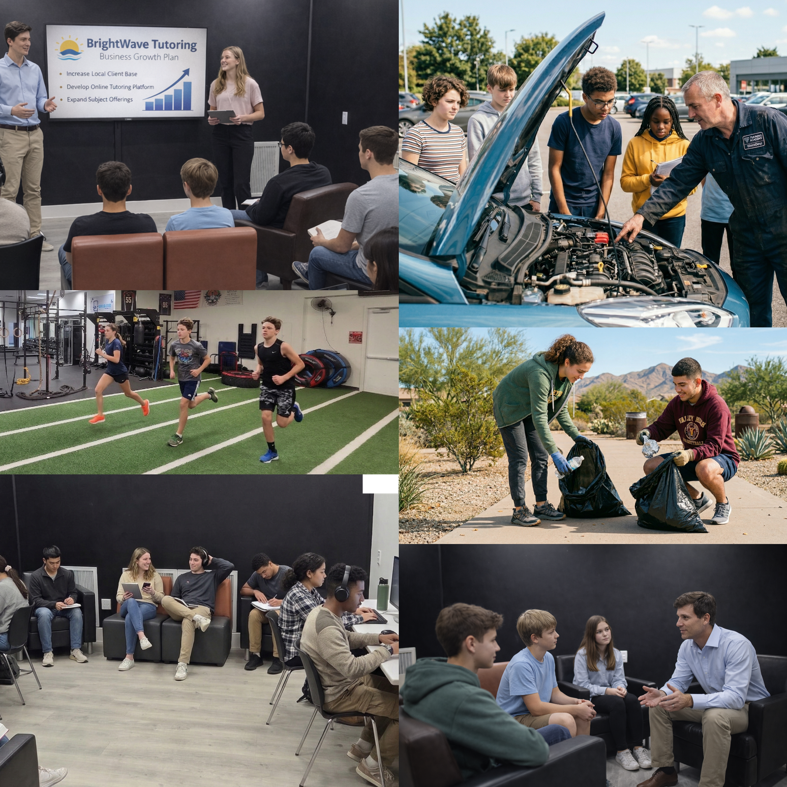 Phoenix Sports Institute collage